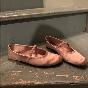 Zara Satin Ballet Flats